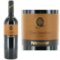 Vang đỏ Ý Paternoster Don Anselmo Aglianico Del Vulture 14%vol 750ml