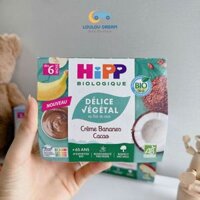 Váng dừa HIPP - Váng sữa cốt dừa hữu cơ thuần chay cho bé dị ứng đạm bò từ 6 tháng tuổi