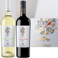 Vang IL Pumo đỏ và trắng Negroamaro – Sauvignon Malvasia 750ml x 6 chai 13,5%vol nhập khẩu ý nguyên thùng