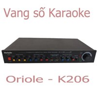 vang mixer echo karaoke oriole K206 - vang cơ - vang chỉnh cơ