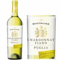 Vang Montecore Chardonnay-Fiano I.G.P Italia 13% vol chai 750ml