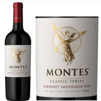 Vang Montes classic series cabernet sauvignon Chile 13.5% vol 750ml