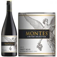 Vang Montes Limited Selection Pinot Noir 14% vol 750ml x 6 chai nhập khẩu từ Chile nguyên thùng