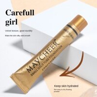 Vàng Nhỏ TUbe Foundation Kem Che Khuyết Điểm Mụn Chống Thấm Nước sẹo Mặt Vô Hình Trang Điểm BF1