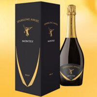 Vang Nổ Montes Sparkling Angel Chile 12% vol chai 750ml nhập khẩu Chile nguyên thùng