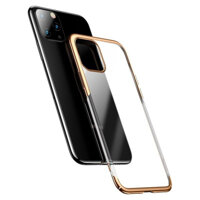 Vàng - Ốp lưng viền màu mạ crom cho iPhone 11 Pro 5.8 inch hiệu Baseus Glitter mỏng 0.6mm, chống va đập, gờ bảo vệ Camera, Mạ Crom sang trọng - Vàng