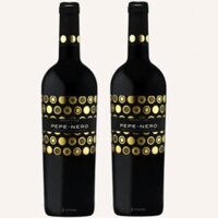 Vang Pepe Nero Primitivo Salento IGT Italia 14% 750ml thùng 6 chai đỏ ý nhập khẩu nguyên thùng