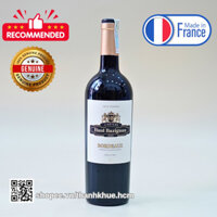 Vang Pháp BORDEAUX Château Haut Bazignan 2020 14.5 độ
