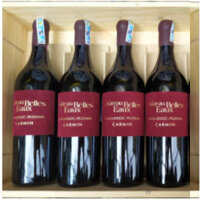 Vang Pháp Carmin Chateau Belles Eaux màu nâu đỏ chai 750ml