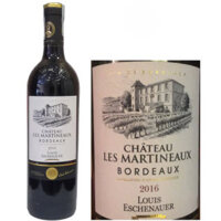 Vang Pháp Chateau Les Martineaux Bordeaux 750ml x 6 chai thùng nhập khẩu