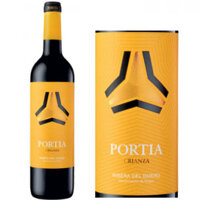 Vang Portia Red Crianza D.O Ribera del Duero 14.5% vol chai 750ml x 6 chai nhập khẩu nguyên thùng