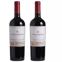Vang Santa Carolina Gran Reserva 14% vol chai 750ml x 6 chai nhập khẩu từ Chile nguyên thùng