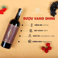 Vang Shine Negroamaro 14,5% 750ml [Vang Đỏ] Vang Ý Nhập Khẩu - Trâm Present