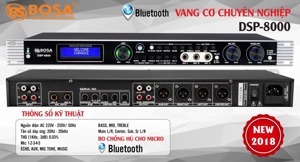 Vang số chỉnh cơ Bosa DSP-8000