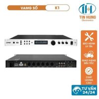 Vang số tích hợp Bluetooth cao cấp chính hãng Oris K1, chống hú chống rít tốt, điều chỉnh Digital can thiệp nhiều giải tần, phù hợp hệ thống karaoke gia đình, sự kiện,... Vang bảo hành chính hãng 12 tháng - ORIS Profesional