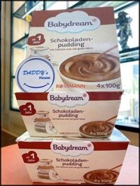 Váng sữa Babydream chocolate 1 tuổi (4 x 100g)