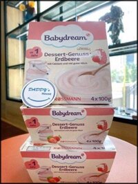 Váng sữa Babydream vani 1 tuổi (4 x 100g)