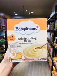 Váng Sữa BabyDream vị bánh Bích Quy – 100gx4 (1y+)