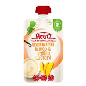 Váng sữa Heinz vị xoài &vani (Mango & Vanilla) - 120g (dành cho trẻ trên 8 tháng tuổi)