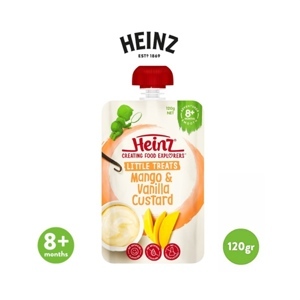 Váng sữa Heinz vị xoài &vani (Mango & Vanilla) - 120g (dành cho trẻ trên 8 tháng tuổi)