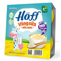 Váng Sữa Hoff Hạt Óc Chó Lốc 4 Hộp 55Gg/ Váng Sữa Non Hoff Lốc 4 Hộp 55g