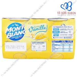 Váng sữa Mont Blanc các vị