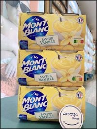 Váng sữa Mont Blanc Vanilla (4 x 125g)