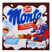 Váng sữa Monte vị sô cô la 55g (1 hộp)