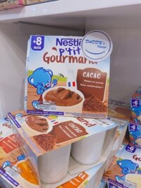 Váng sữa Nestle chocolate 4x100g ( 8 tháng )