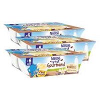 Váng Sữa NESTLE GOURMAND Vị Vani lốc 2 hộpx60g