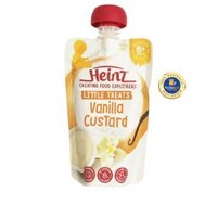 Váng sữa vị Vani cho bé từ 6 tháng Heinz Vanilla Custard Pouch 120g