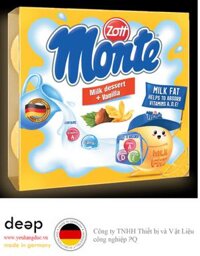 Váng sữa Zott Monte hương Vani 4x55g DEEP35 www.yeuhangduc.vn sẵn sàng cho bạn