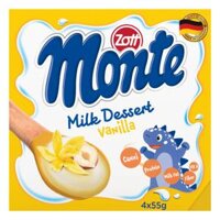Váng sữa Zott Monte hương Vani 4x55g
