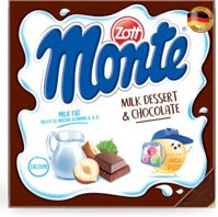 Váng sữa zott Monte Hương chocolate  lốc 4 x 55gr