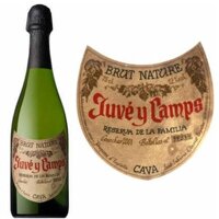 Vang sủi Tây Ban Nha Cava Juve Y Camps Reserva De la Familia 12% vol chai 750ml x 6 chai nhập khẩu nguyên thùng