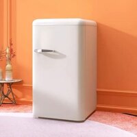 Vàng Thông BC-82JR Retro Một Cửa Tủ Lạnh Nhỏ Tủ Lạnh Đông Lạnh Mini Gia Dụng Cho Thuê Căn Hộ Ký Túc Xá