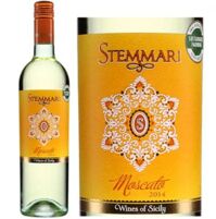 Vang trắng IGT Stemmari Moscato Sicilia chai 750ml x 6 chai 8,5%vol nhập khẩu nguyên thùng