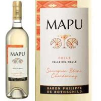 Vang trắng Mapu Sauvignon Blanc-Chardonnay Chi Lê 13% vol 750ml