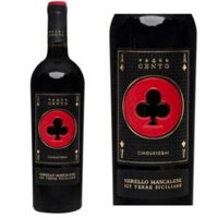 Vang Ý 4 Cento Nerello Mascalese IGT (Át Tép) 13% vol chai 750ml