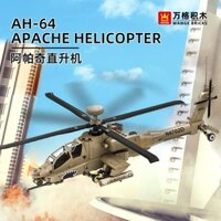 Vange Quân Đội AH-64 Apache Trực Thăng Các Hạt Nhỏ Giáo Dục Trẻ Em Lắp Ráp Đồ Chơi Quà Tặng Tương Thích Với Lego 3.15.1