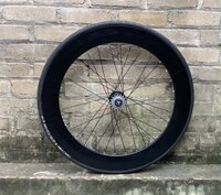 Vành Fixed Gear HUB XJ bản cao 9cm Sau Zin không có săm lốp