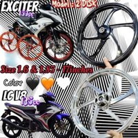 VÀNH MÂM ĐÚC CNC KEZH XE MÁY EX150 / EX155 / EX135 (5S) / YAZ 125 ( MẪU YAZ RACING)