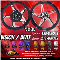 vành mâm vision , beat ngôi sao 5 cây BST-523D CNC SPRORT RIM