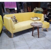 Vănh sofa 1m9 đệm lò xo thích hợp làm ghế chờ tiệm spa, nail tóc...SF35- thuthuy88