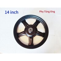 vành trước xe đạp điện 14inch，Bánh trước xe điện,Mâm trước xe máy điện,bạc đạn 6200, phụ kiện phụ tùng xe điện