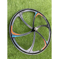 vành xe đạp 26inch đúc 5 nan xoắn vòng bi bạc đạn chất liệu hợp kim nhôm