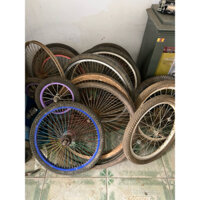 vành xe đạp cũ chất liệu nhôm đủ các kích cỡ cả lốp trục đủ phụ kiện