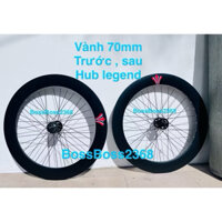 vành xe đạp fixed gear vành 7cm hub legend, vành 3đao, vành 4cm hub legen Real