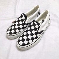 Vans checkerboard giày lười