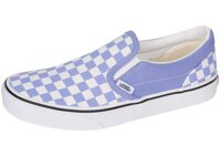 Vans Kids Classic Slip On Checkerboard Pale Iris True White Size